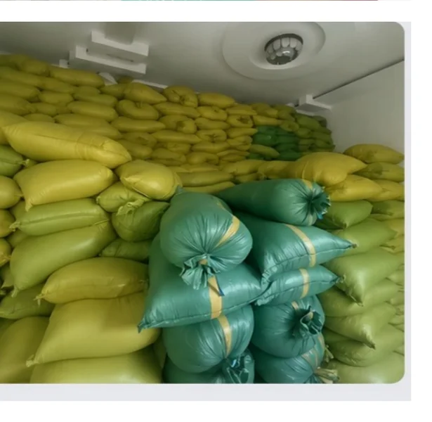 Organized sack storage